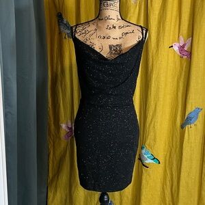 Chic Black Backless Dress